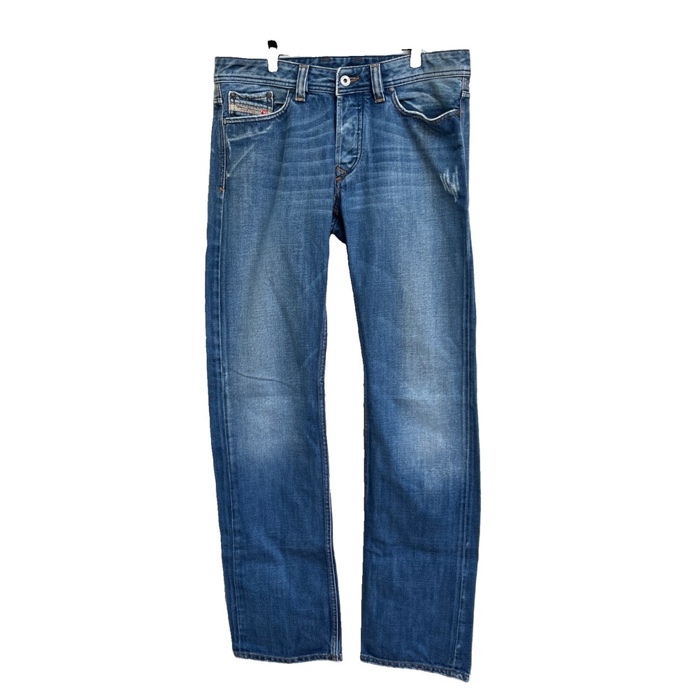 Diesel Viker Boot Cut Blue Light-Wash Denim Size 33x34 Men's Denim Jeans